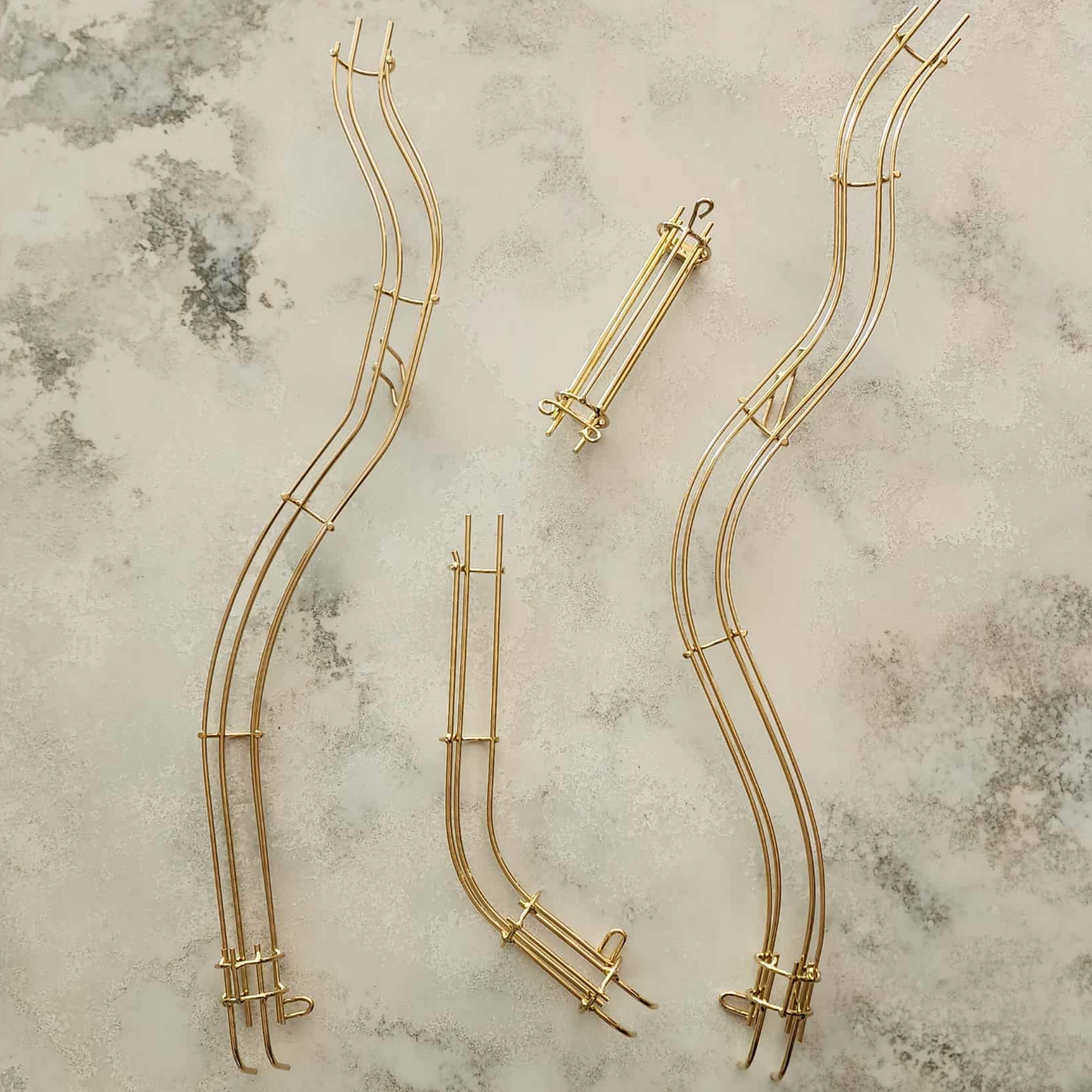 Indiana Jones Pinball Wireform Set (Bally/Williams) - Gold Plated