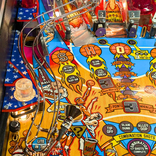 NBA Fastbreak Pinball Wavy Wireform