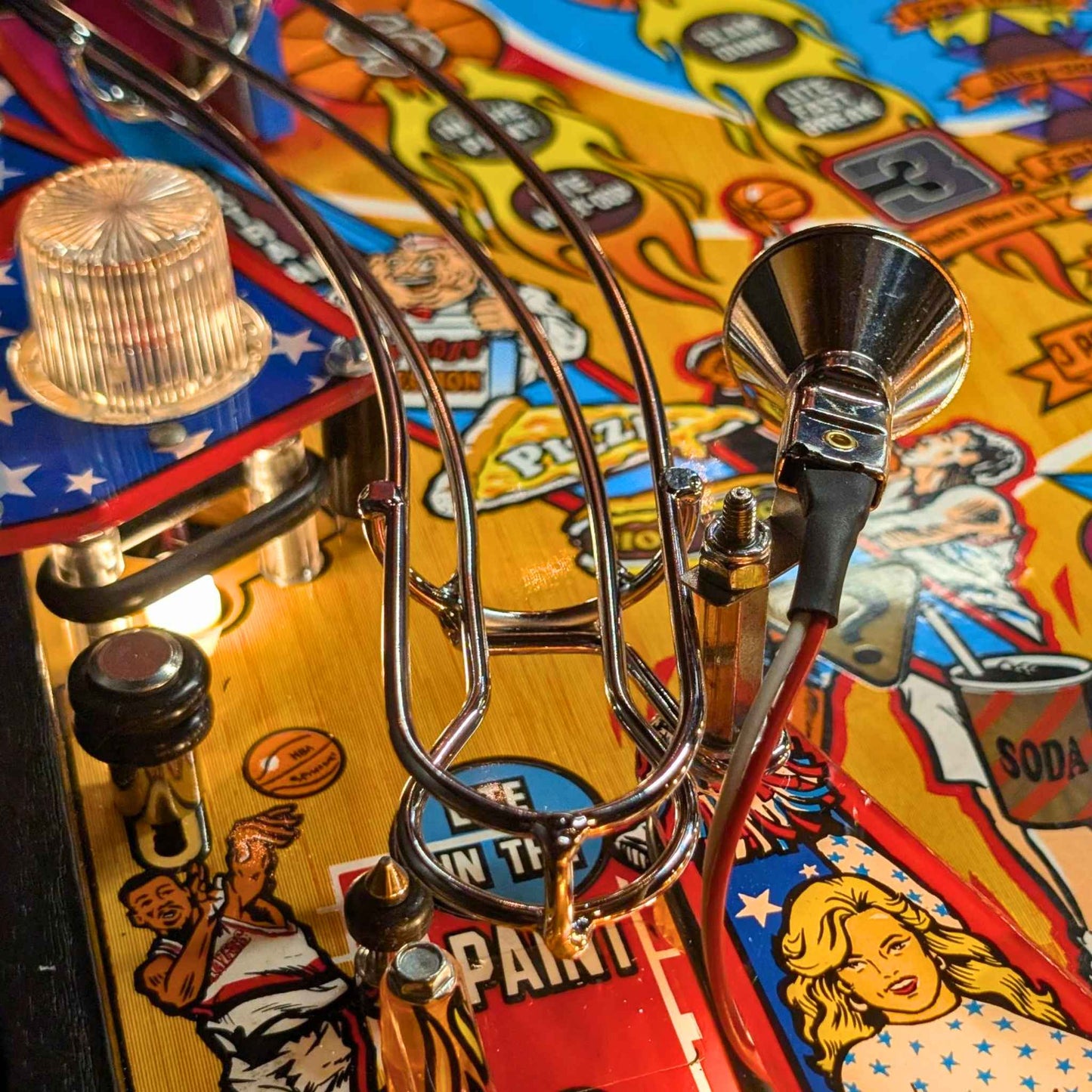 NBA Fastbreak Pinball Wavy Wireform