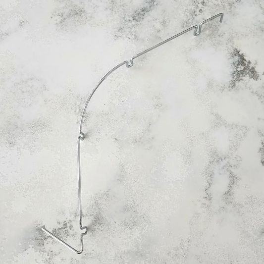 WPC Wire Fence Bottom Arch - Chrome Plated - Pinball Machine Wire Fence