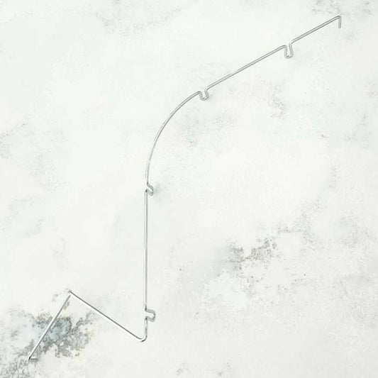 Twilight Zone Wire Fence Bottom Arch - Chrome Plated - Pinball Machine Wire Fence